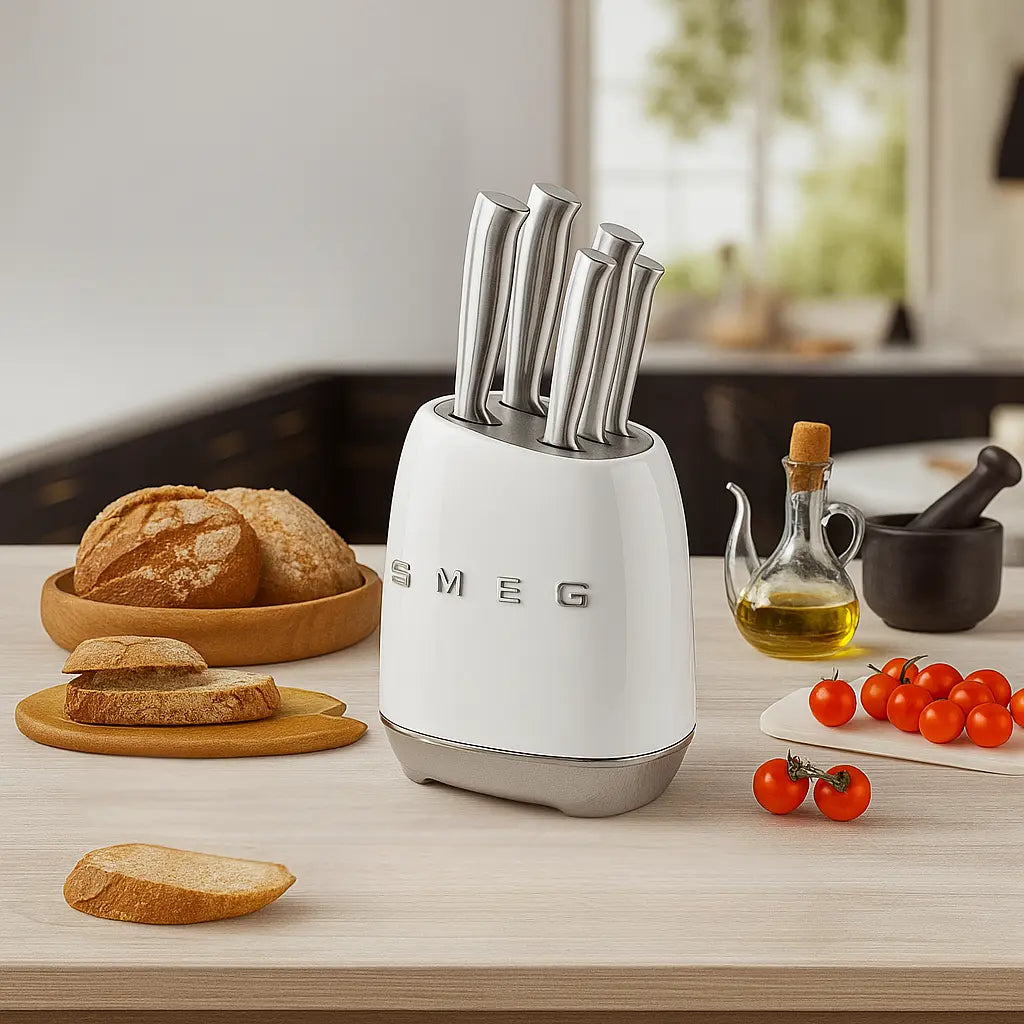 SMEG Messerblock Set