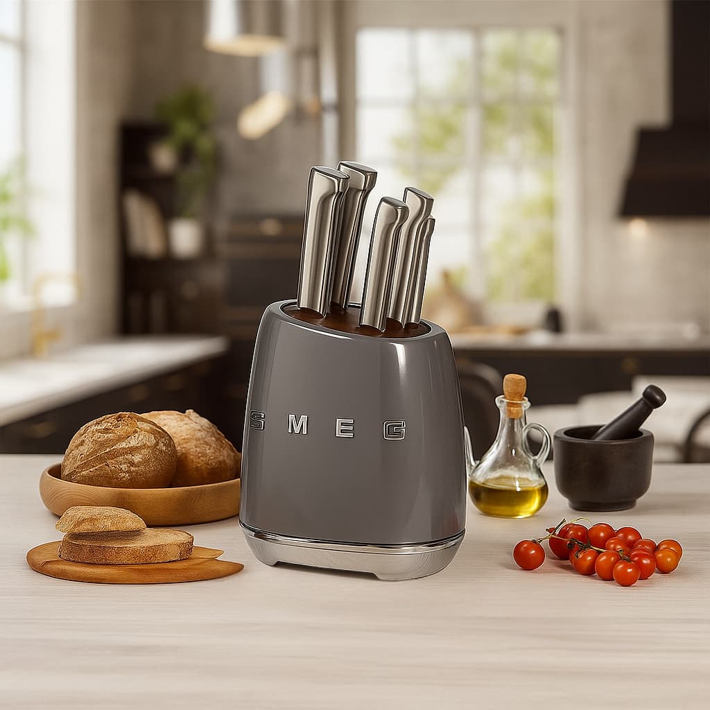 SMEG Messerblock Set