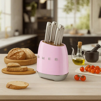 SMEG Messerblock Set