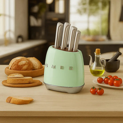 SMEG Messerblock Set
